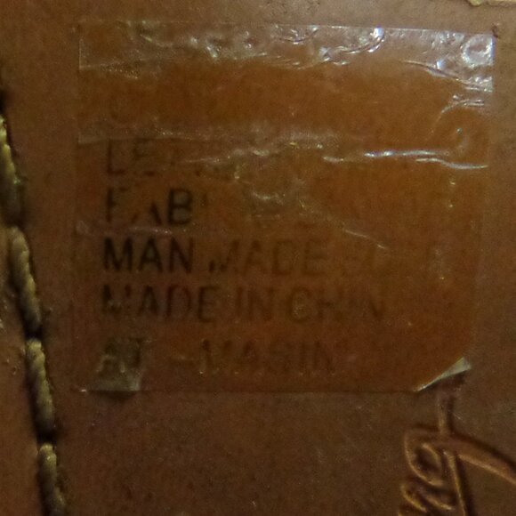 Arturo Chiang Size 9M Masin Orangish Brown Leather Boots - Picture 13 of 16